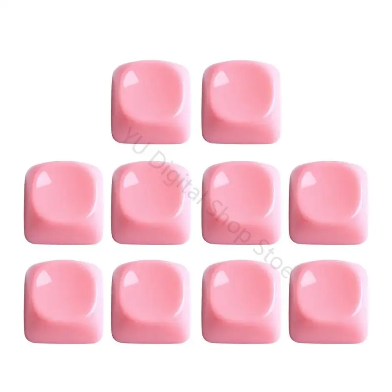 96BA Klare PC-Tastatur-Tastenkappen für abgerundete 1U-Akzent-MOA-Profil-Platzierungsdetails – Detail 8