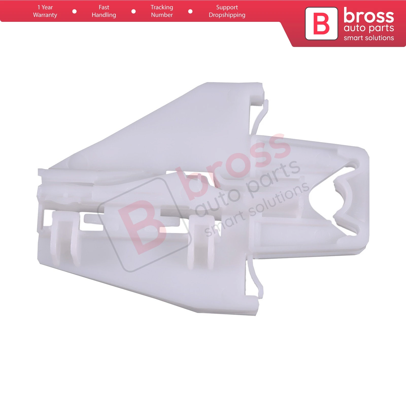 Bross BWR141 Electrical Power Window Regulator Clip Rear Left Door for Seat Toledo 2000-06; Seat Leon 99-2006; skoda Fabia 99-07