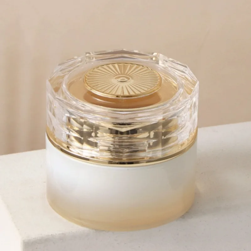 Pot de crème en verre 30g 50g, 6 pièces/paquet, 30/50/100/120ml, bouteille vide à pompe pour Lotion/émulsion, récipient vide pour cosmétiques