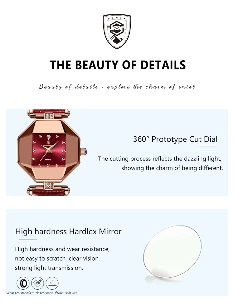 POEDAGAR Elegant Fashion Woman's Watch Waterproof Leather Quartz Watches For Women Luxury High Quality Casual Dress Ladies Watch