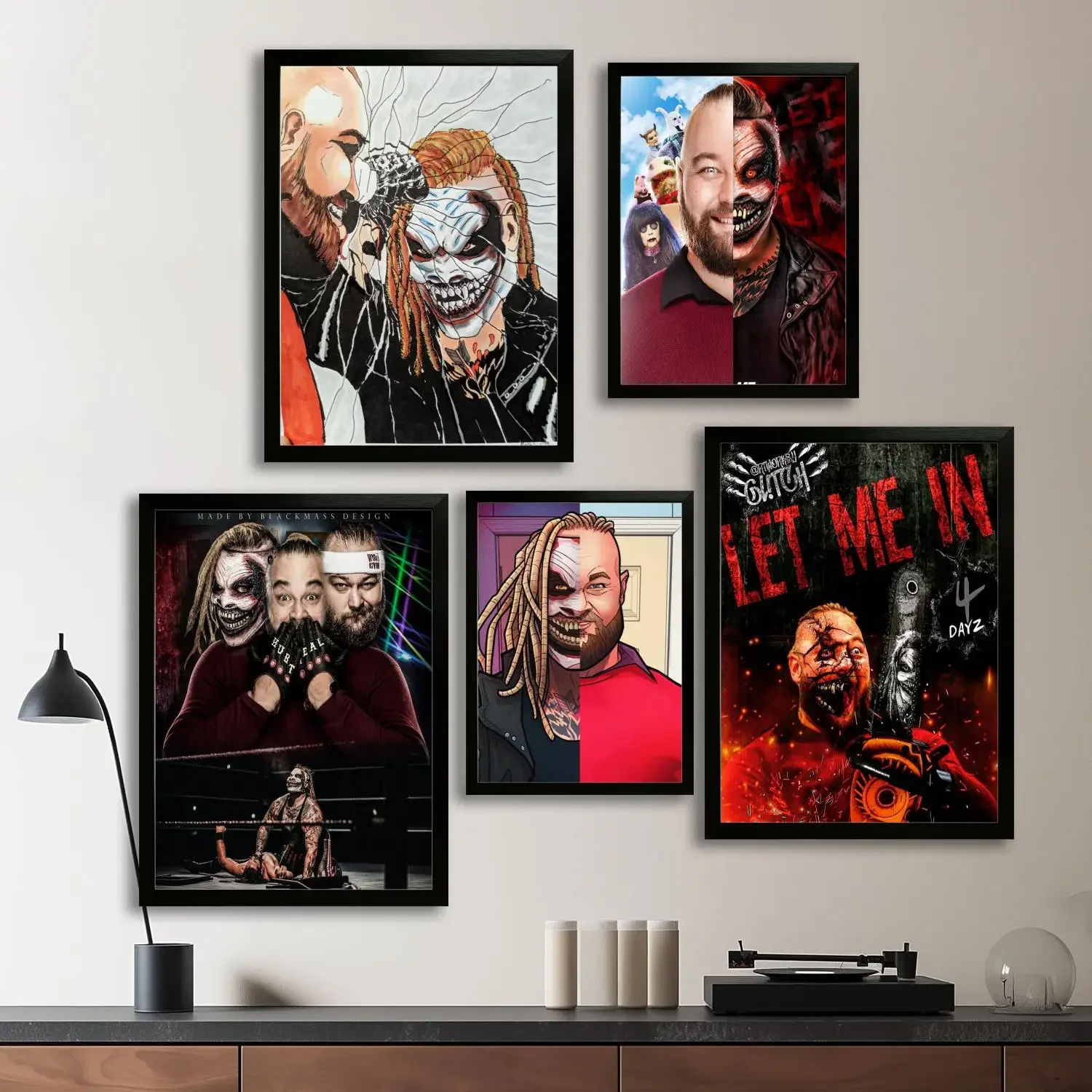 the fiend bray wyatt Wrestler Canvas Art Poster and Wall Art, Print, Modern Family, Bedroom Decor, Posters,Decorative painting