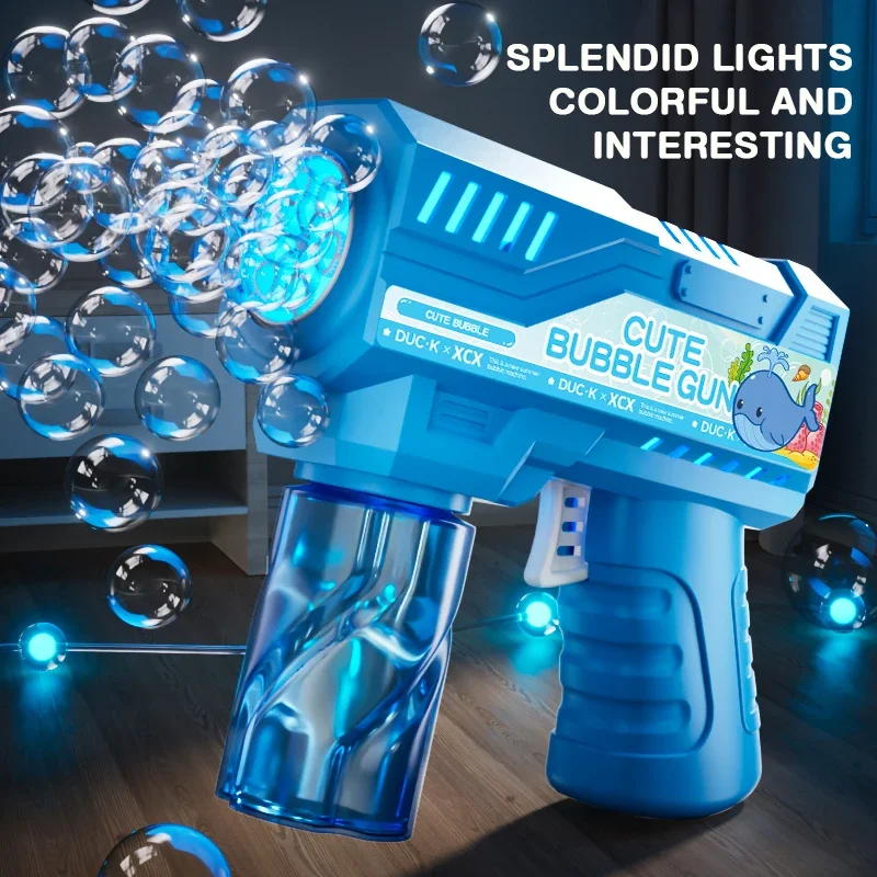 6-hole handheld bubble machine toy new children's outdoor bubble toy activity holiday gift without battery bubble water