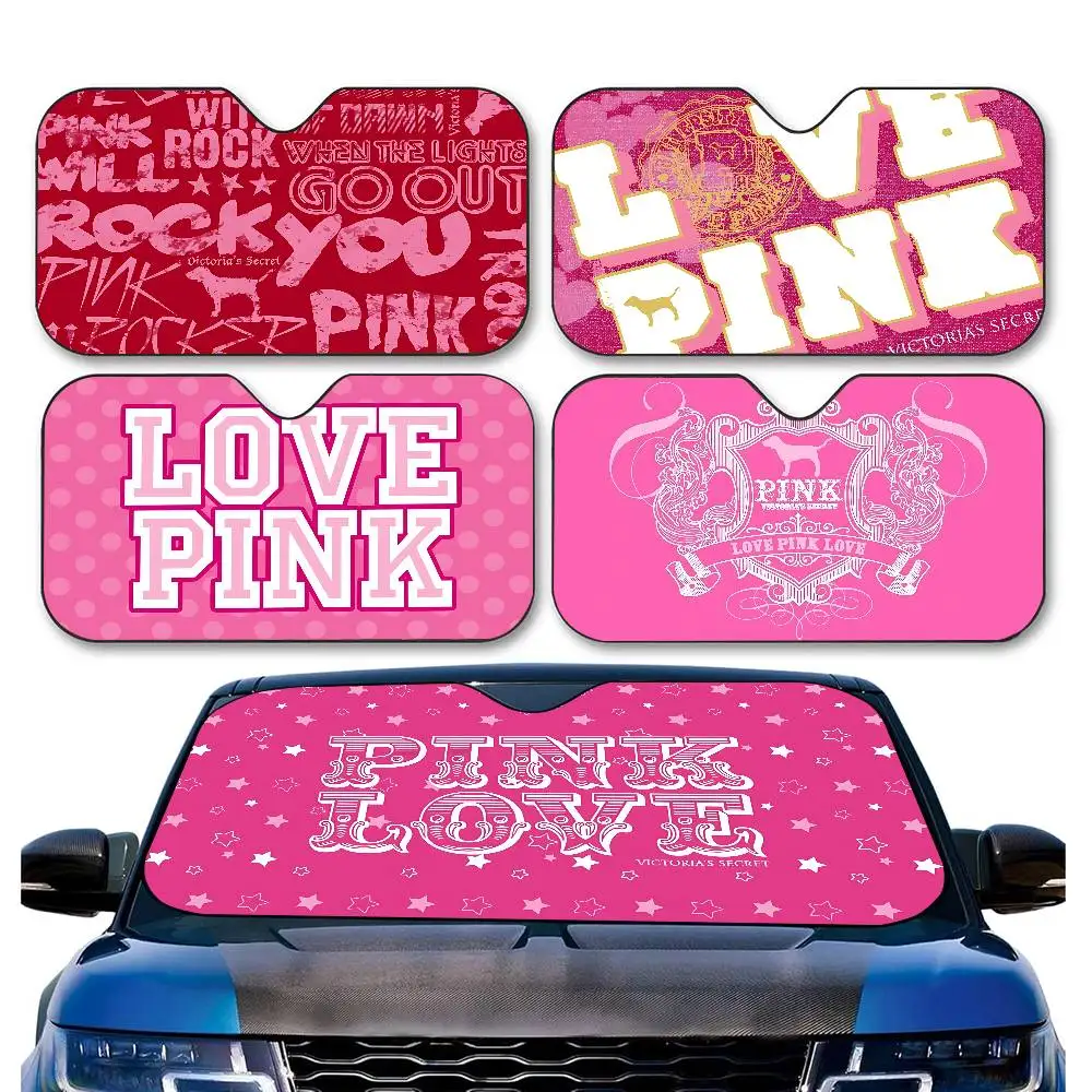 

V-VICTORIA S-SECRET Windshield Sun Shade For Sedans,51.2" X 27.5"Upgraded Car Sunshade For Front Windshield Visor Protector