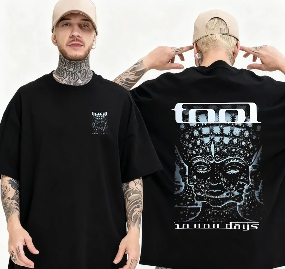 

2026 Summer Men's Rock Tools Band Lateralus Heavy Metal Music Retro Cotton T-shirt Merch Top Funny T-shirt Top Hot Sale