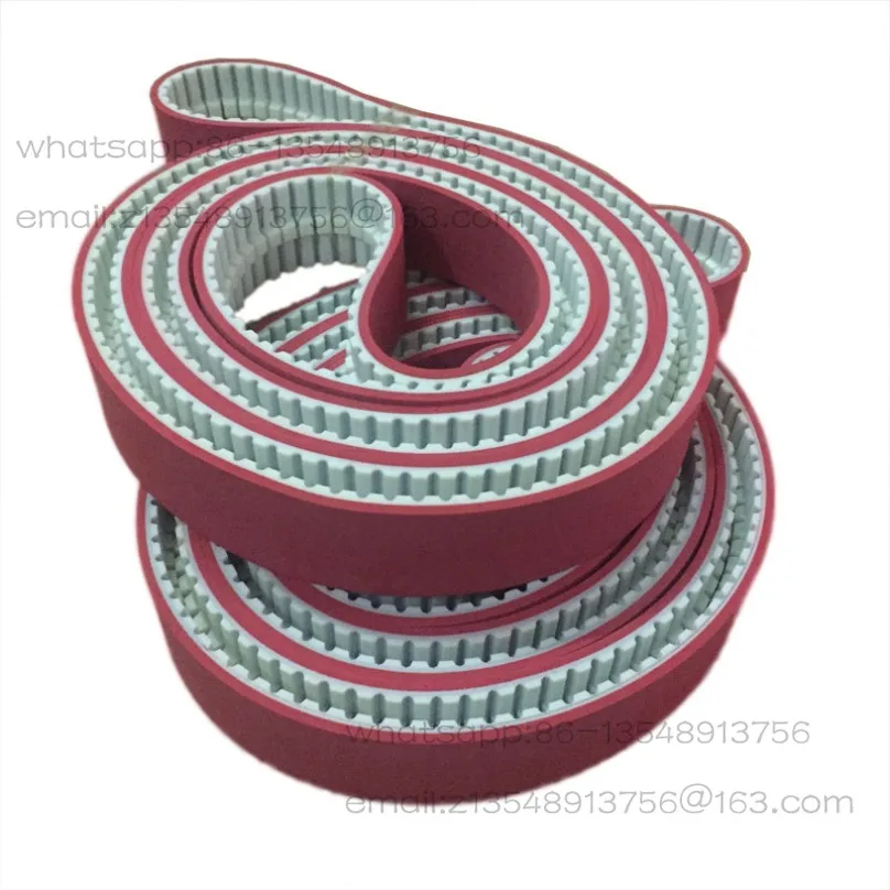 PU Polyurethane Steel Wire Timing Belt 3mS5ms8mAT10 Ring Transmission Industrial Belt