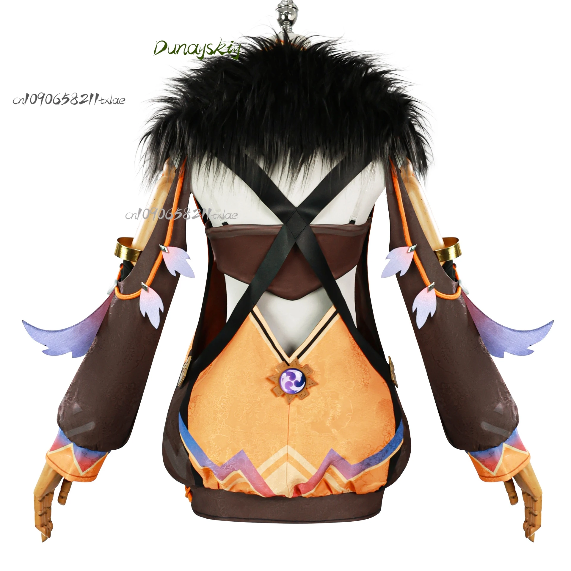 Игра Genshin Impact Iansan, карнавальный костюм, парик, униформа, Хэллоуин, карнавал, вечеринка, Рождественская ролевая одежда, комплект одежды для женщин