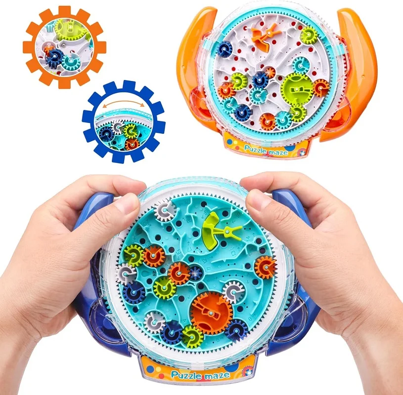 Mind Puzzles for Kids 3-5 Boys 3D Maze Puzzle Gravity Ball Game Children Educational Maze Ball Puzzle Toys for Kids Funny Gifts