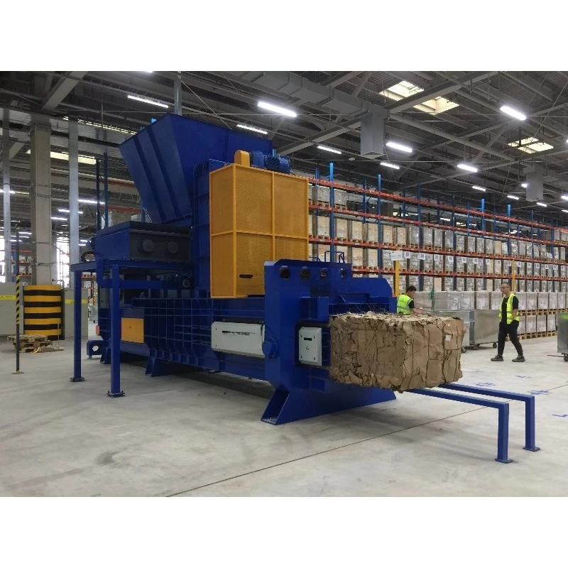 Horizontal Baler Machine for Recycling Plant Waste Compression Hydraulic Automatic High Density Equipment