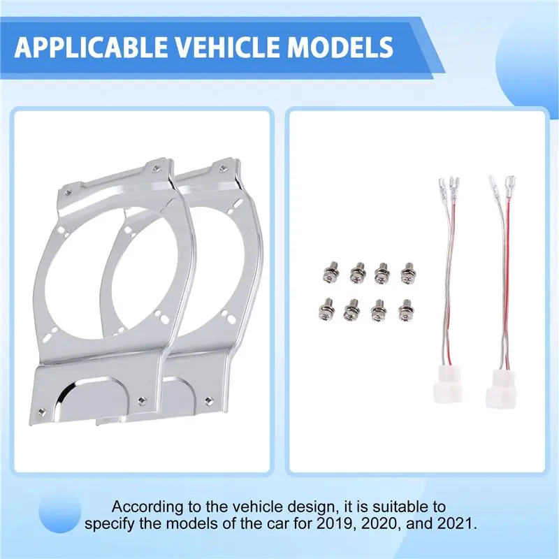 A64P-Horn Bracket Rear 5 Inch Speaker Bracket Kit For Jimny 2019 2020 2021 Accessories 99197-77R10 With Wire Harness