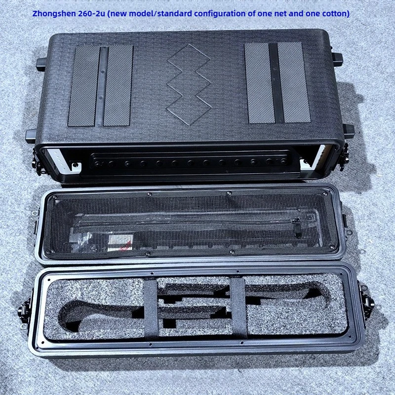 Wireless Microphone Box Professional PE Plastic Air Case Portable Multi-function Shockproof Amplifier Boxes Practical Toolbox