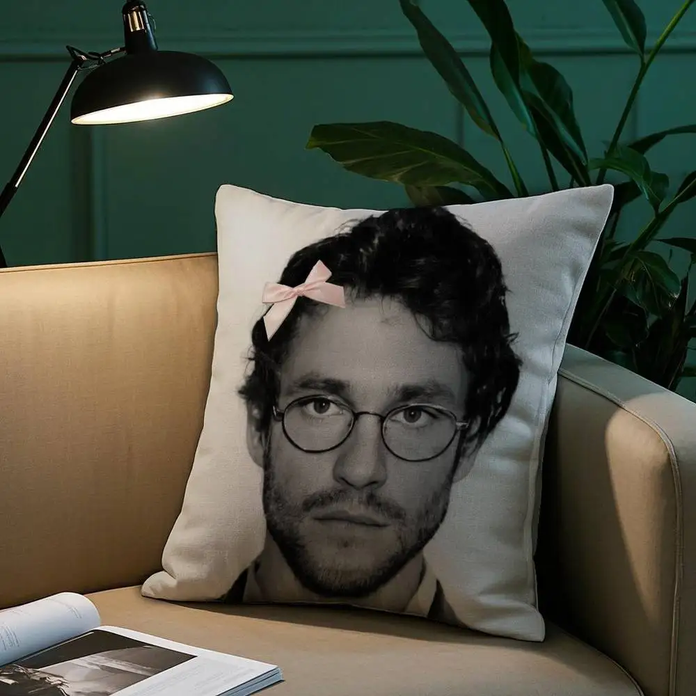 أنا مجنون ويل G-Graham كيس وسادة قصير أفخم طباعة غطاء الوسادة مربع رمي وسادة تغطي أريكة ديكور المنزل