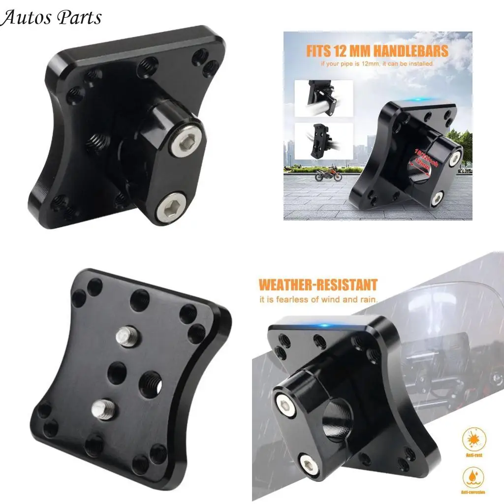 

57BA Motorcycle Navigation Bracket Motorbike Frame Bracket for CRF1000L Aluminum Mount 12mm Hole Diameter