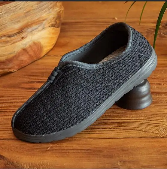 Summer Zen Buddhist Meditation Shoes Breathable Shaolin Chinese Monk Vintage Mesh Soft