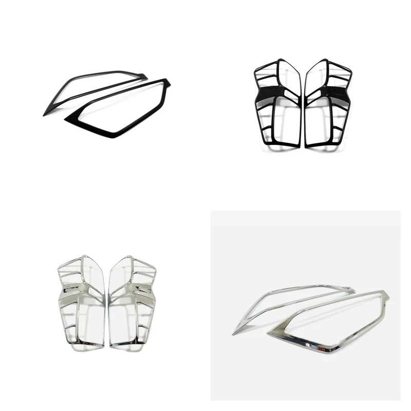 

Для Isuzu D-MAX DMAX 2021 2022 2023 2024, аксессуары, фары, веки для бровей, хромированная крышка, задние задние фонари, украшения ламп