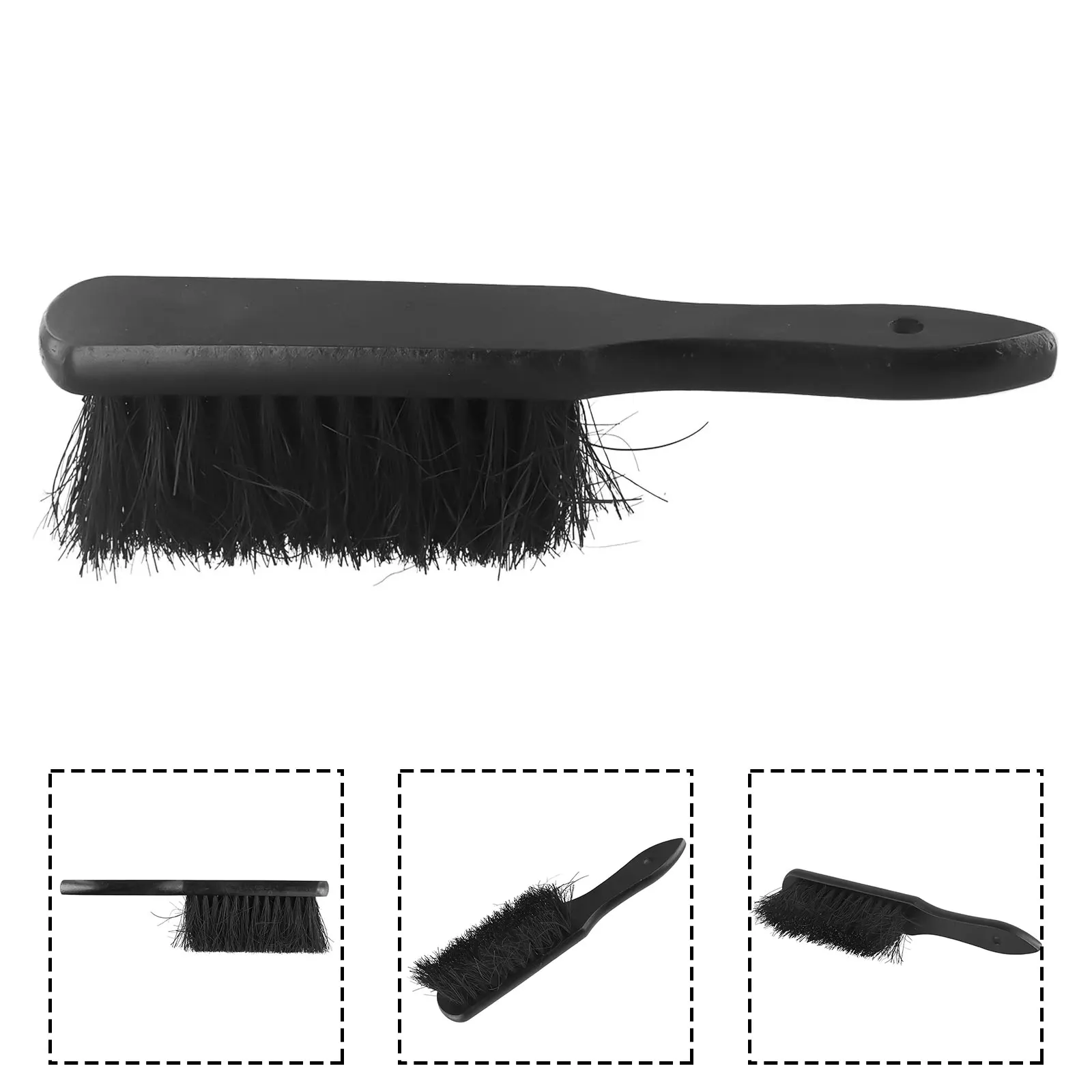 Fireplace Brush Wooden Handle Shape Brush Head For Cleaning Fireplace 28.5cm Fireside Brush Fireplace Maintenance Tools