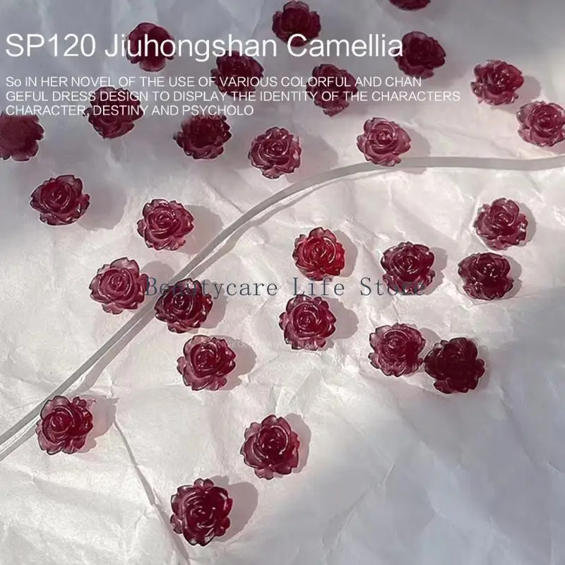 652C Flower Art Charms Camellia Charms Art Decoration DIY Supply