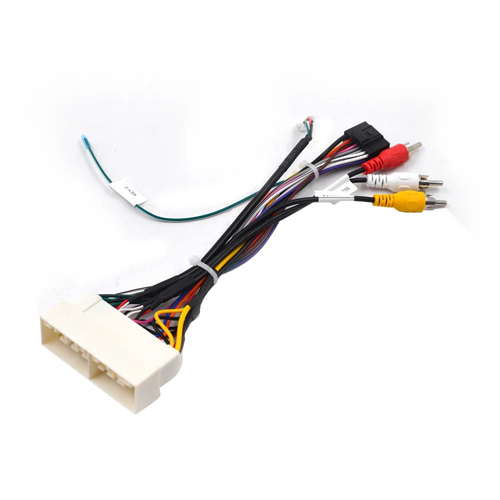 Car Radio Cable Wire Harness Adapter for Hyundai Tucson Mistra KIA K2 Navi Android Audio Media Player Power Connector Socket