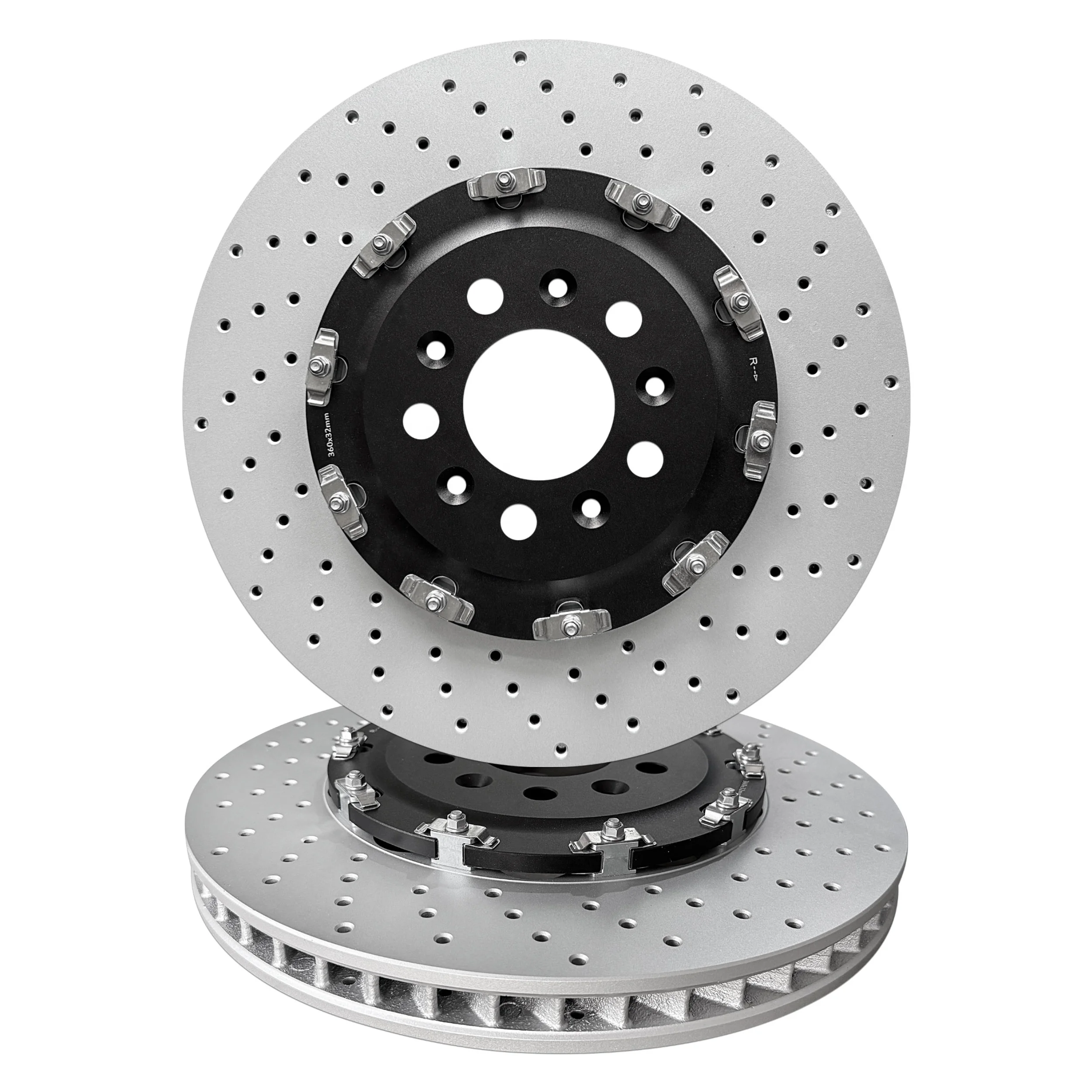 Left and Right Front 380mm 400mm Floating Brake Rotor for As ton Martin DB11 V8 Vantage