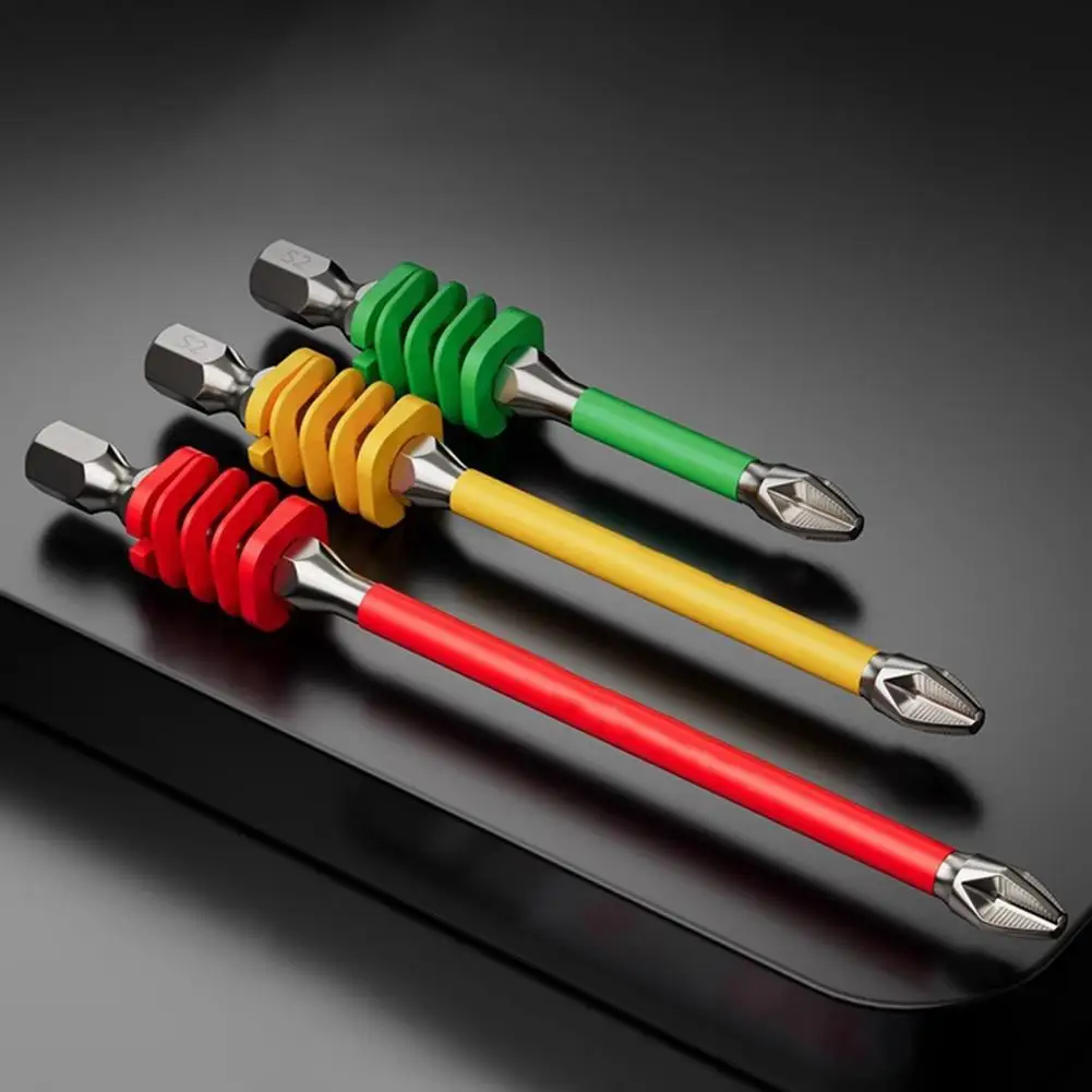 

Ударопрочные сверла Прочный набор отверток Ударопрочный магнитный набор бит с противоскользящим дизайном для электрооборудования