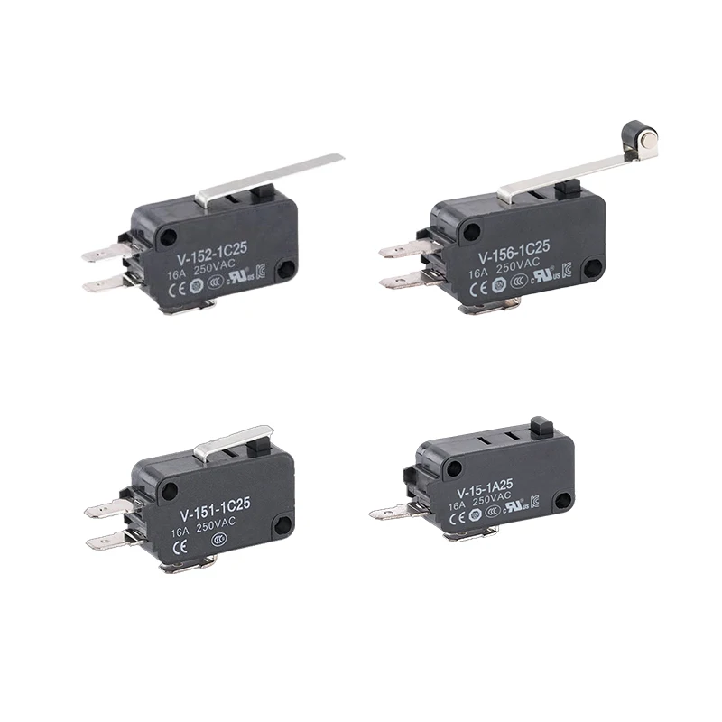 V-15 /151 /152 /153 /154 /155/156 Series Microswitch V-155-1C25 Limit switch 156 Mechanical stroke Switch Contact