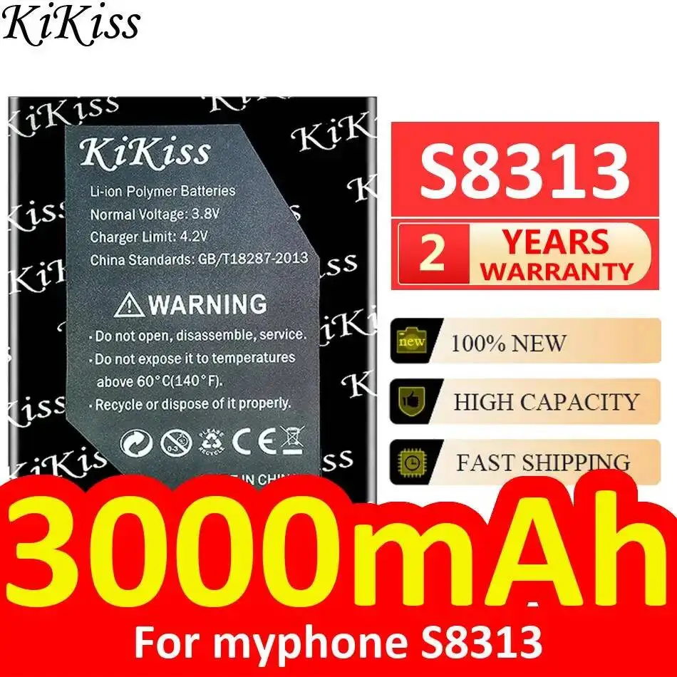 

Аккумулятор для мобильного телефона Myphone S8313 высокой емкости 3000 мАч, высокая производительность