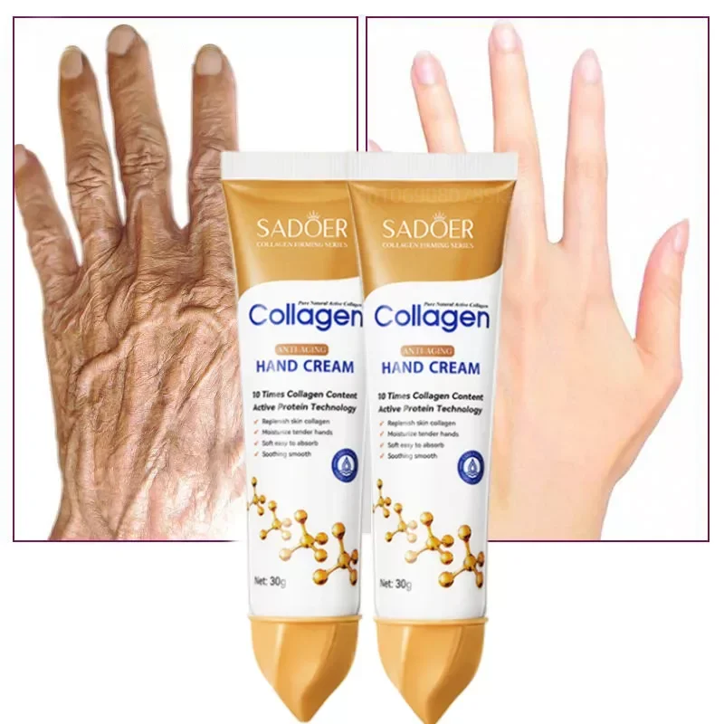 Crema per le mani bellezza salute lozione per il corpo collagene rimozione antirughe crema per le mani idratante nutriente lozione esfoliante sbiancante