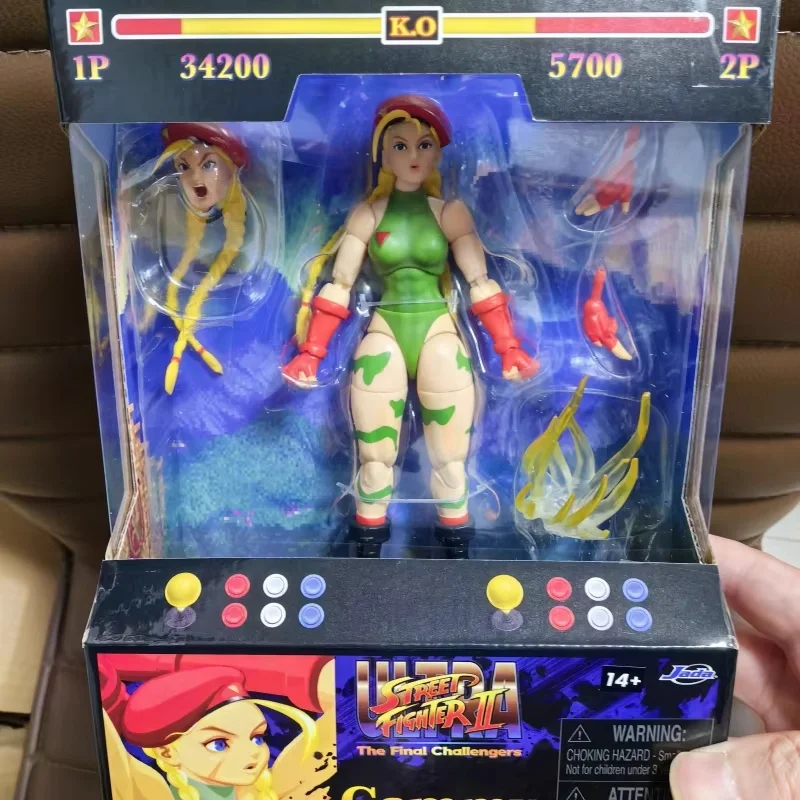 Originare Jada Toys Street Fighter Anime Figure Cammy Chun-Li Violent Ken Modello mobile Giocattoli Raccogliere il regalo di Natale Regalo di compleanno