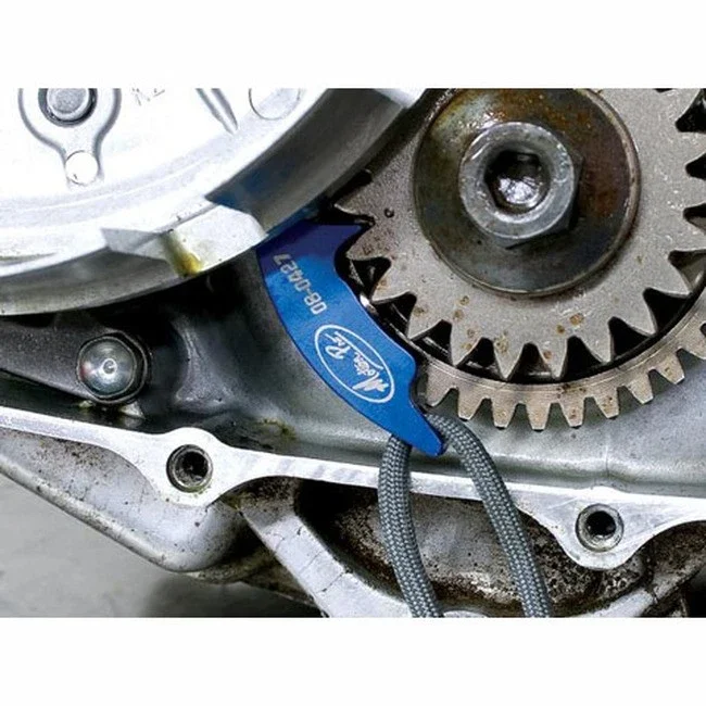 FOR Universal Motorcycle ATV Gear Jammer Lock Tool Chain Sprocket Holding 08-0427 Aluminum Titanium Blue Red Black