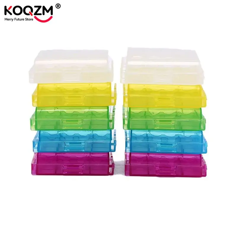 Hard Plastic 18650 Battery Storage Boxes Case Holder For Waterproof Cases