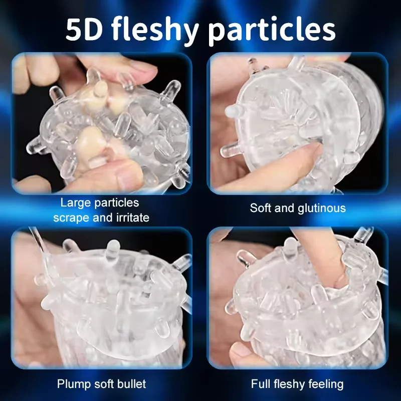 Male Masturbator Sex Toys for Men 360° Licking Glans Mens Vibrator 9 Rotating Clamping Vibrating Modes Adult Sex Toy for Couples - view 5