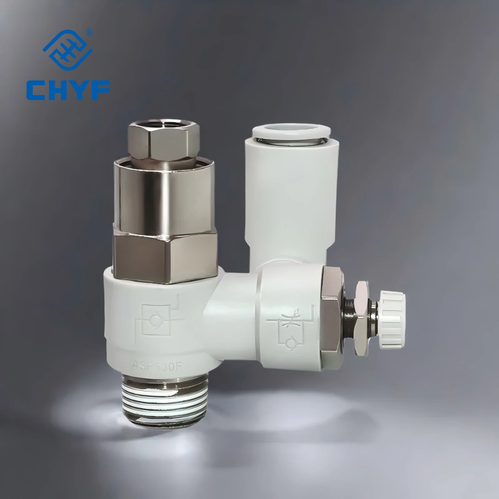 

ASP Series Pneumatic Speed Controller With Pilot Check Valve With One-touch Fitting