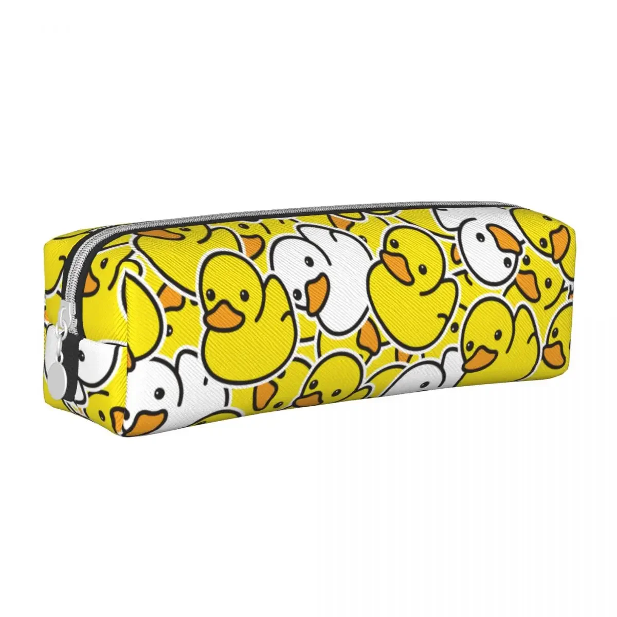 

Classic Ducky Cartoon Duck Rubber Pattern Pencil Cases Pencilcases Pen for Girl Boy Bags Students School Gifts Accessories