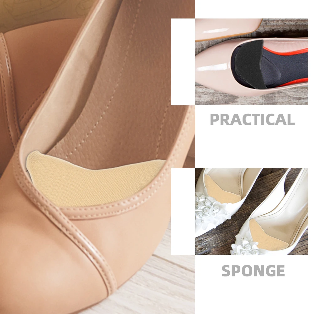 

2 Pairs Reusable Half Pad Toe Plug Inserts Filler Sponge Small Forefoot Big Shoes Women Men Sneakers Pumps Flat Shoes Foot Care