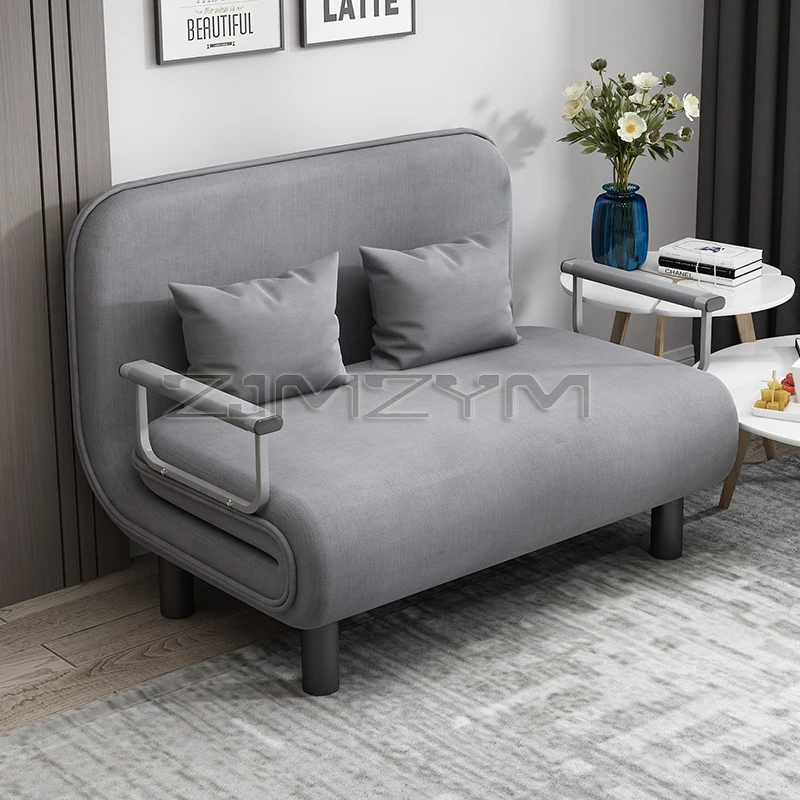 Folding Sofa Bed 190×80×26CM 2IN1 Leisure Lazy Single Sofa Lounge Chair With Armrest Living Room Office Simple Lunch Sofa Bed