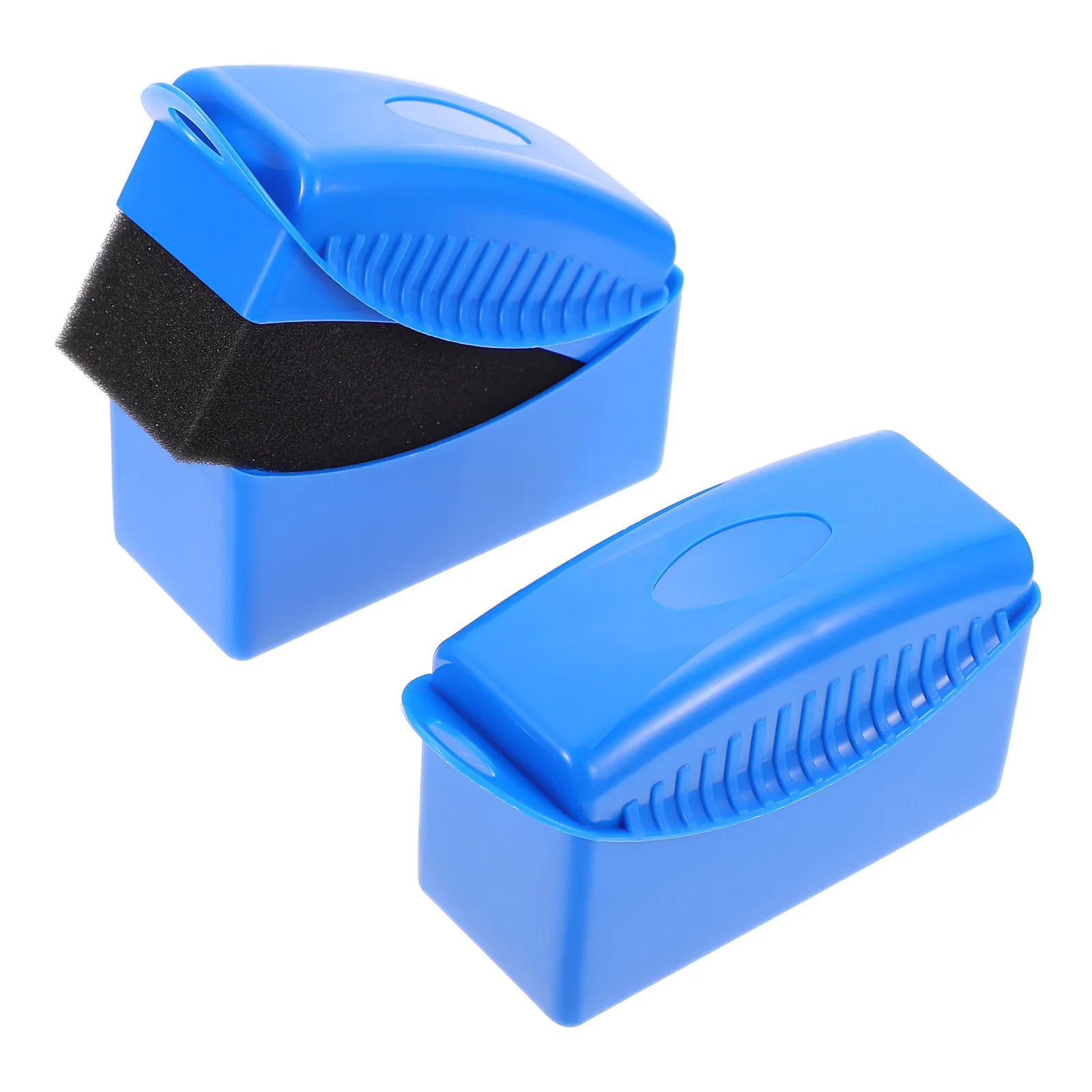 2 Pcs Waxing Tool Car Wheel Cleaning Supplies Tire Polishing Brush Auto Pad Was Applicator
