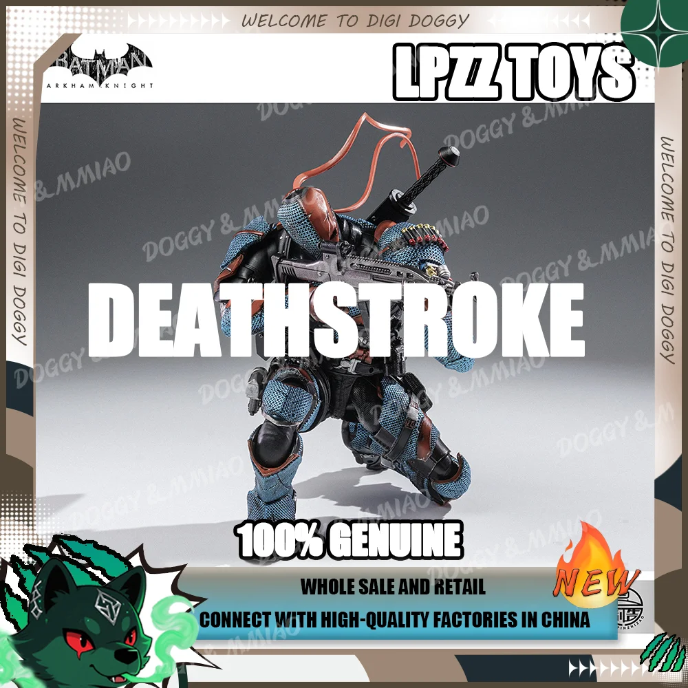 ألعاب LPZZ الأصلية الجديدة أركام نايت شخصية Deathstroke شخصيات الحركة X U-P-Finegures باتمان تيار مستمر تمثال سوبرمان متعدد الكون 1/12