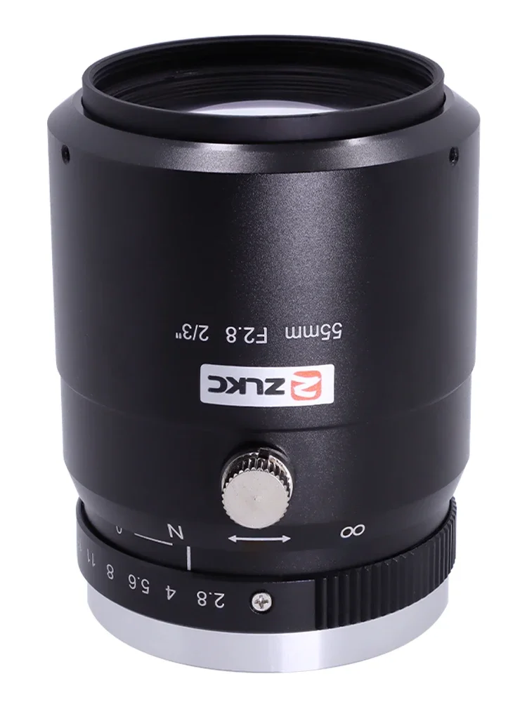 TEC-M55MPW fixed focus 55mm industrial telecentric C-port 5MP positioning high-resolution manual aperture macro