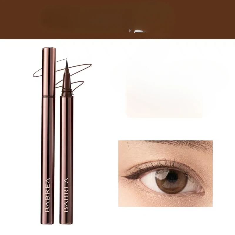 Liquid Eyeliner Glue Pen Waterproof Sweat-Resistant Not Easy to Smudge New Hand-Held Makeup Natural and Smooth