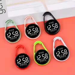 LED electronic hanging watch night light digital electronic hanging watch pocket watch