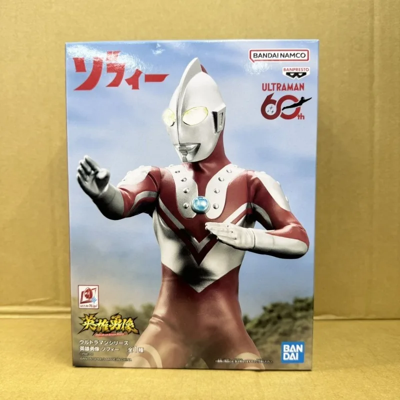 Bandai Op Voorraad Banpresto Anime Ultraman Ultraman Zoffy Ultraman Taro PVC Originele Actiefiguur Collectie Model Speelgoed Cadeaus TT