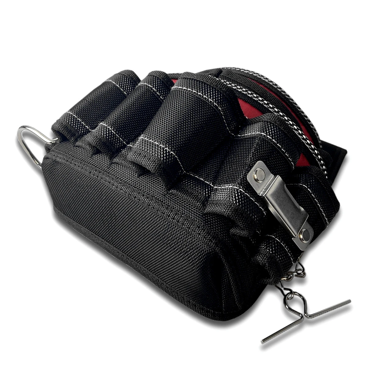 Ceinture de poche multi-outils pour charpentier, sac de rangement pour outils de travail professionnels, sac de taille