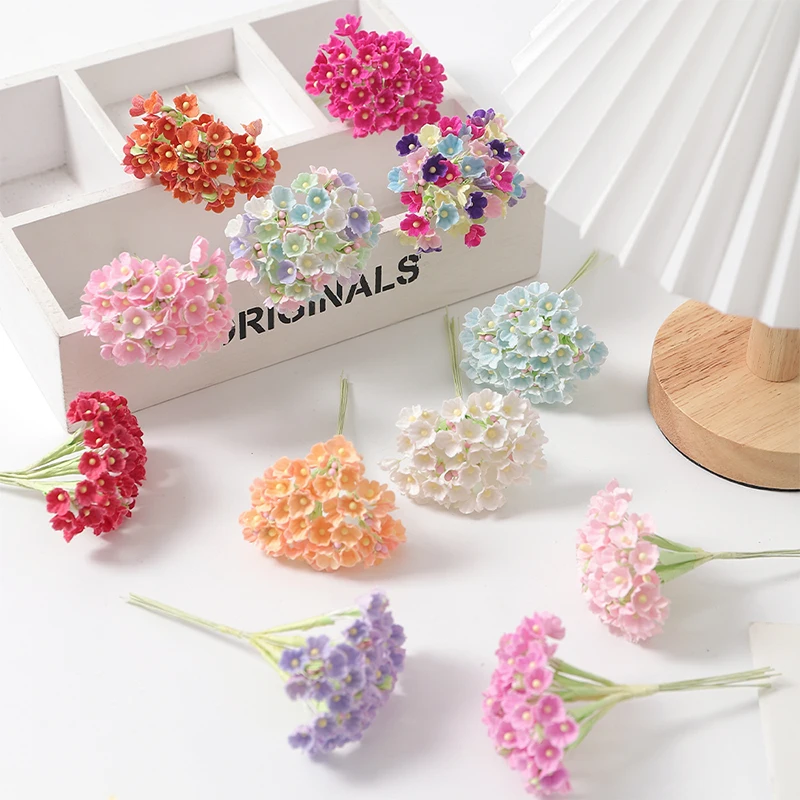 1/3/5 Stück künstlicher Blumenstrauß aus Seide, 11 cm, künstliche Blumen für Heimdekoration, Garten, Hochzeit, Dekoration, DIY, Handwerk, Geschenke, Zubehör – Detail 5