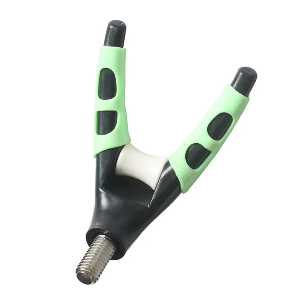 V-förmiger Rutenhalter, Stangenhalter, Angelrute, Angelgerät, Angelwerkzeuge, Iscas, leuchtend, rutschfest, rutschfest, Ruhekopf