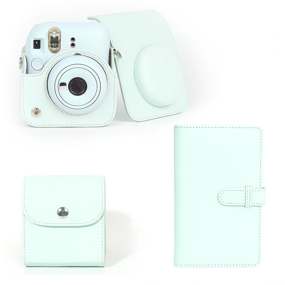 Protective Travel Case For For Mini12 Instant Camera Kit With Photo Album Storage Pouch Portable Photography Accessories