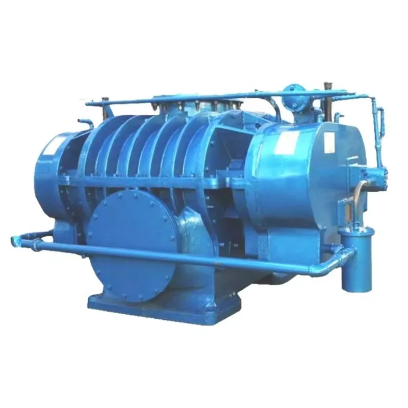 Electric AC low-noise high-pressure double impeller water-cooled industrial Roots blower