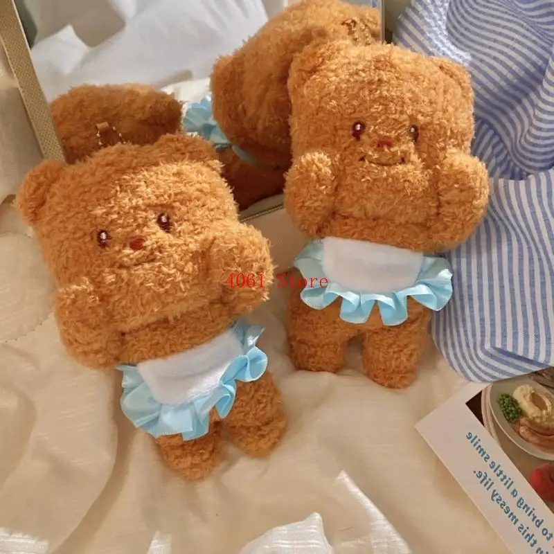 バタークマぬいぐるみキーホルダー漫画ぬいぐるみフィギュア玩具ペンダントキーリングバックパックバッグチャーム誕生日プレゼント