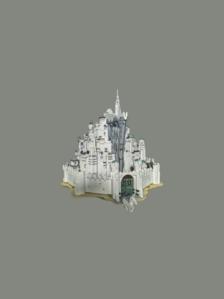 Günstigste 2026er Modellbausätze: Minas Tirith (8278 Teile) – Die Hauptstadt – Trendiges Modell als Geschenk für Erwachsene und Spielzeug
