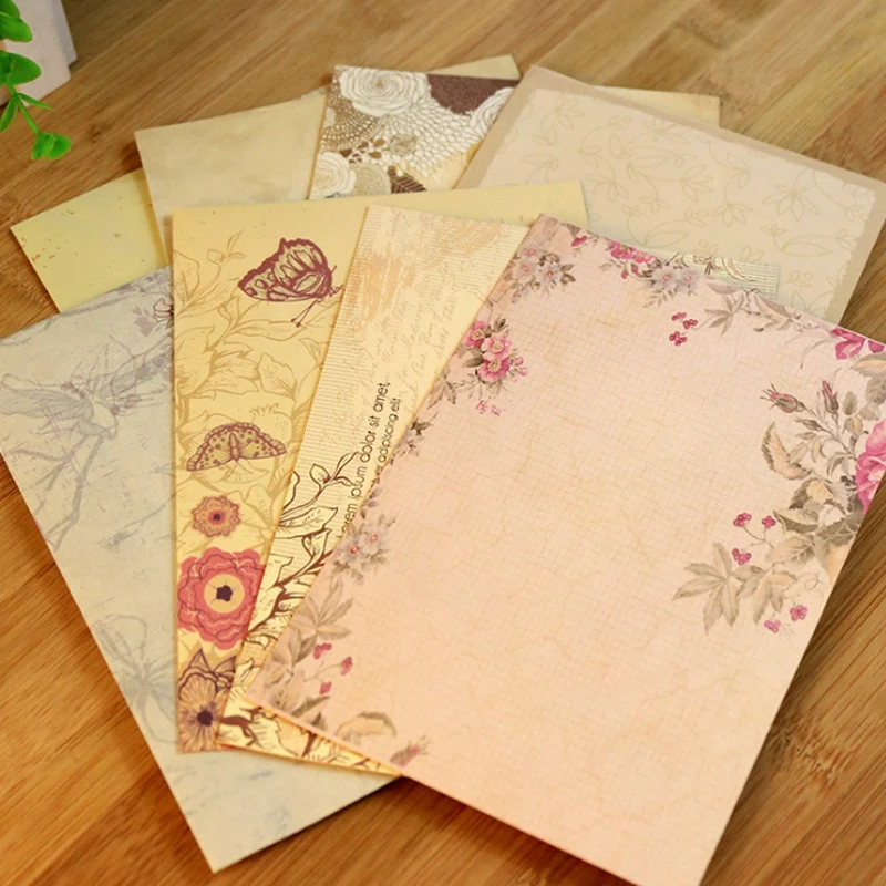 48Pcs Writing Stationery Paper & 1 Set Vintage Stationery Sets With Envelopes For Writing Letters