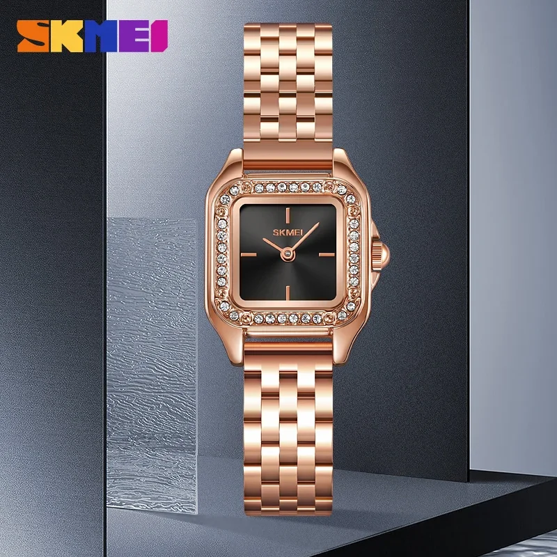 ساعة كوارتز نسائية من Skmei ، أنيقة ، مقاومة للماء ، رياضية ، سوار ، هدية للنساء ، أو ، أو