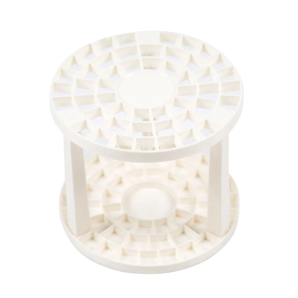 Wielofunkcyjny plastikowy organizer na długopisy, biały organizer na pędzle, okrągły pojemnik na długopisy DIY do domu, szkoły, dla artystów, do przechowywania narzędzi artystycznych.